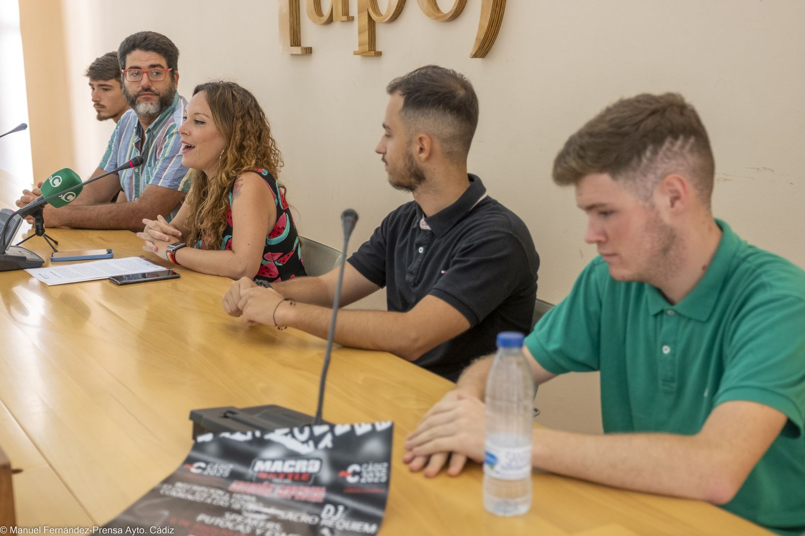 Presentación de la Batalla de Gallos del próximo sábado.