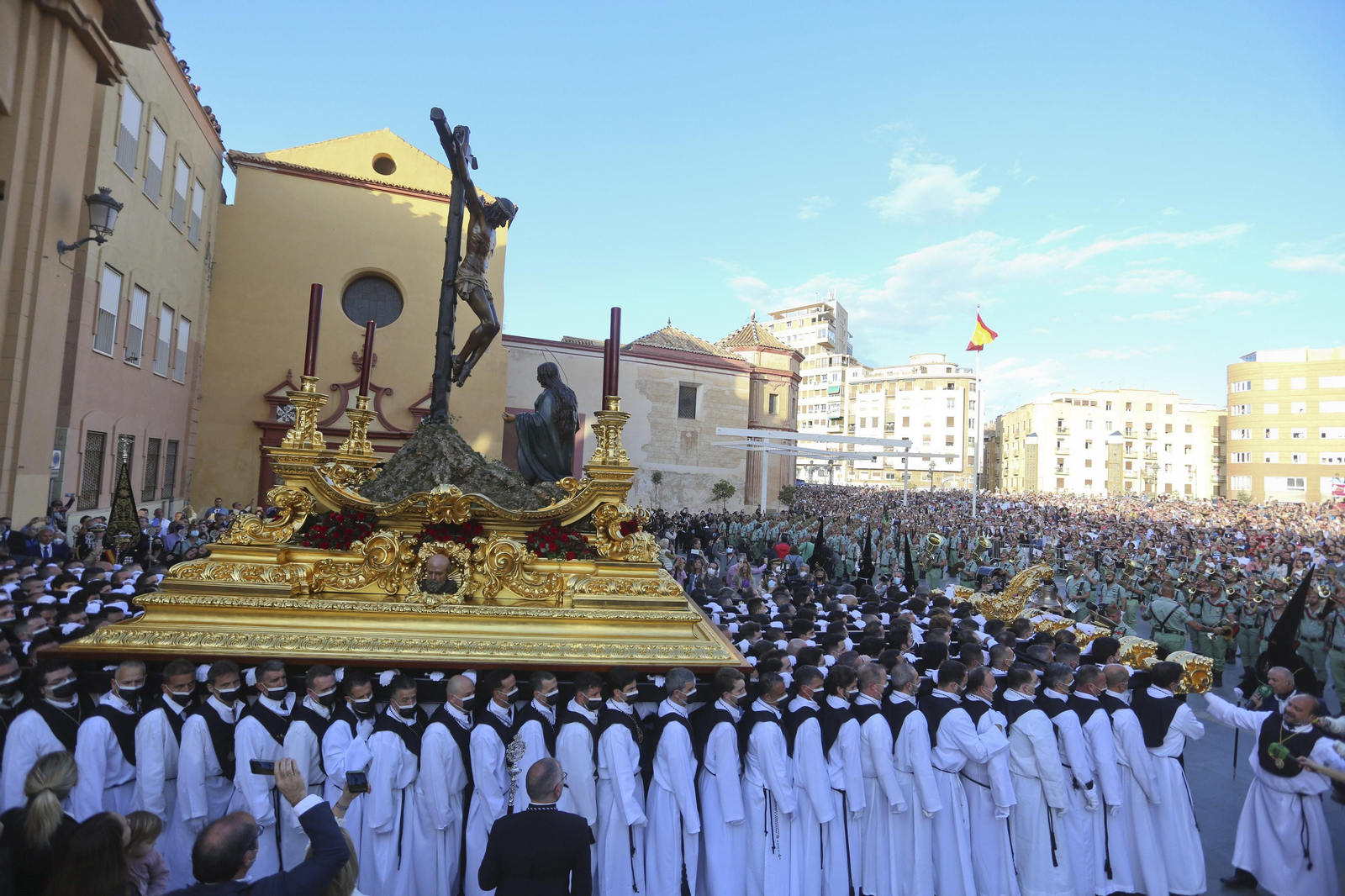 El Cristo de Mena, el pasado Jueves Santo de Málaga El Cristo de Mena, el pasado Jueves Santo de Málaga