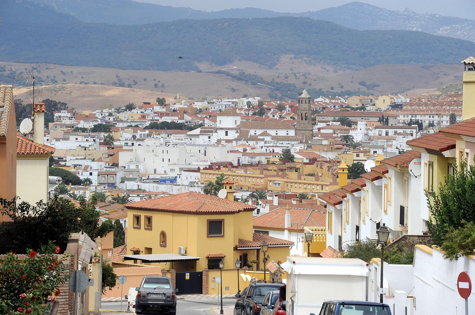 Una vista del núcleo urbano de Los Barrios.
