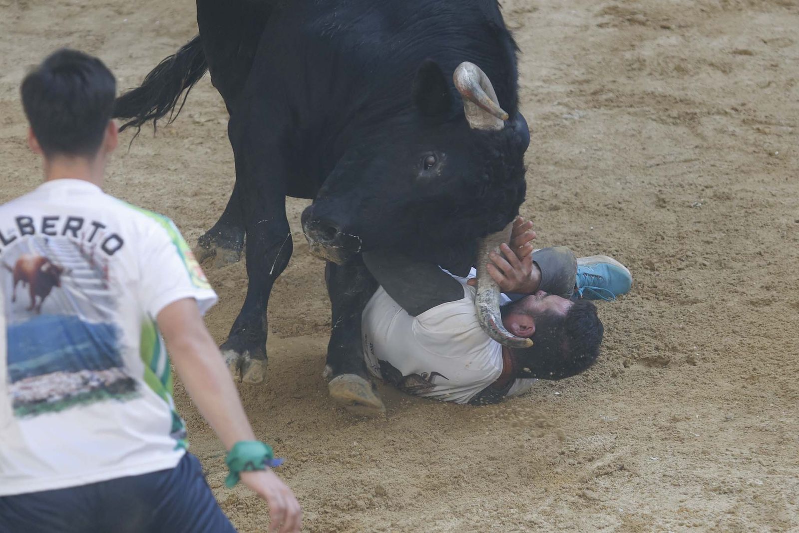 Fotos de los encierros del sábado del Toro Embolao en Los Barrios
