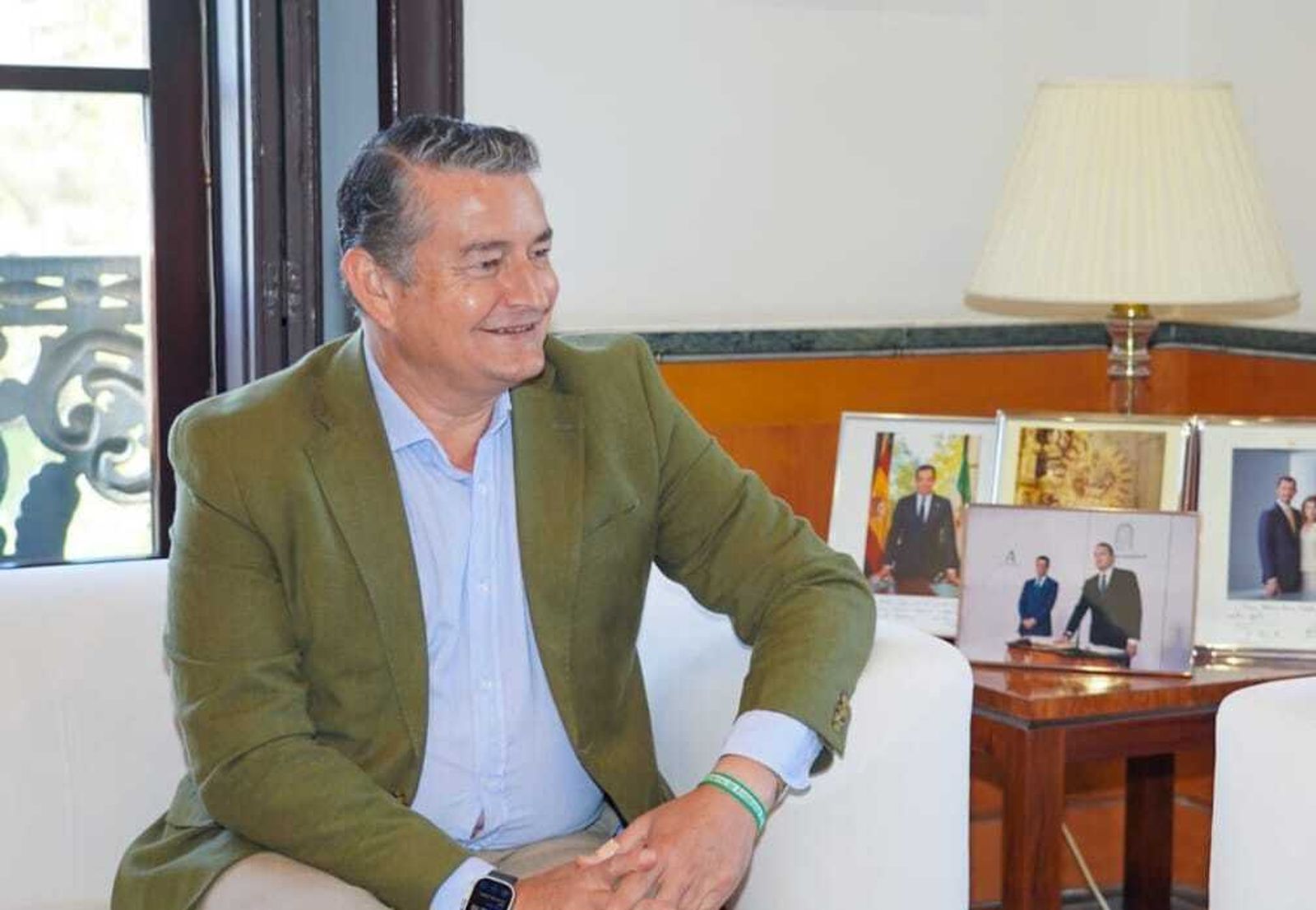 El consejero de la Presidencia de la Junta de Andalucía, Antonio Sanz.
