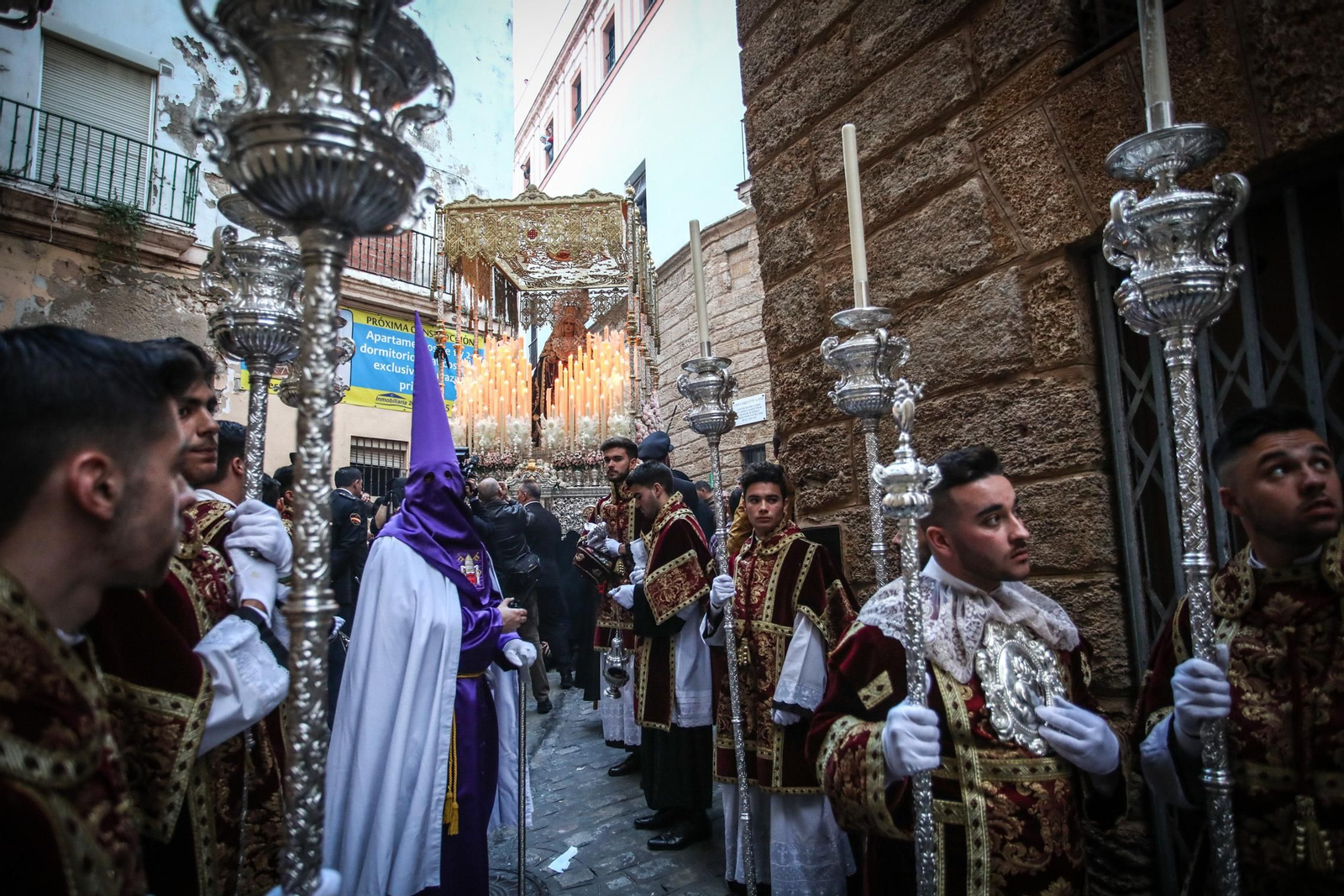 Salida procesional de la hermandad del Nazareno