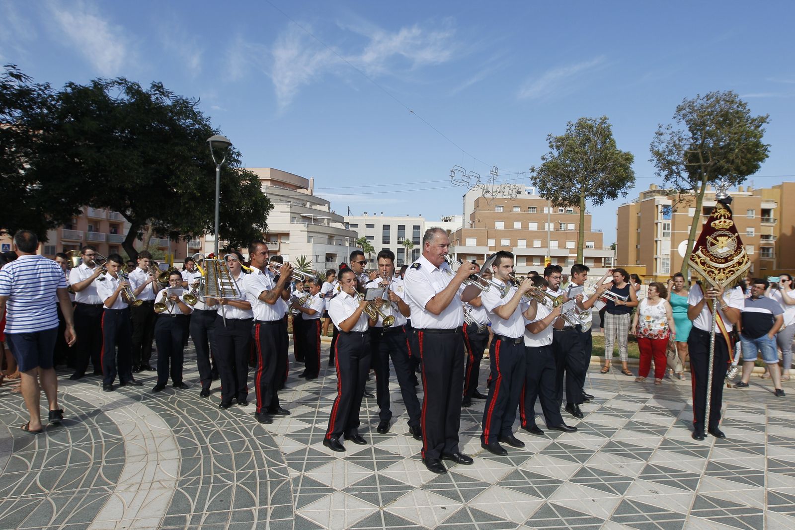 Fotogalería cucaña y procesión Fiestas Santa Ana Roquetas de Mar