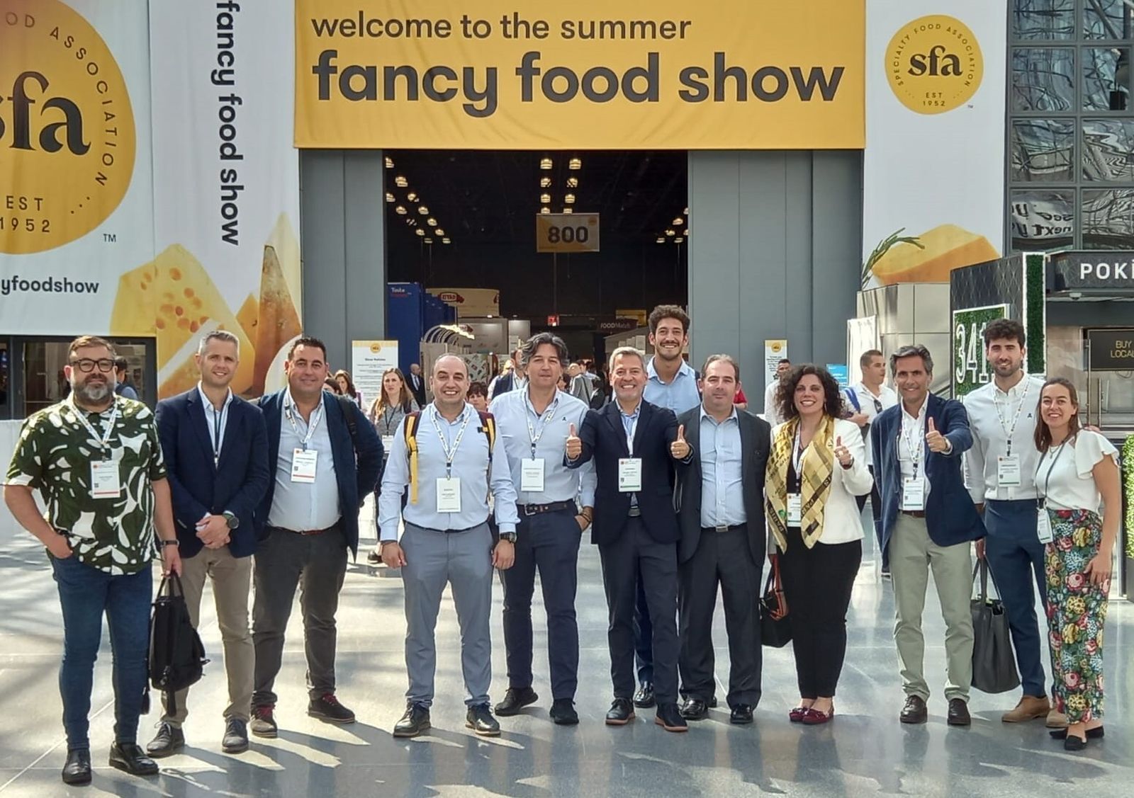 La delegación andaluza en la feria 'Fancy food show'.