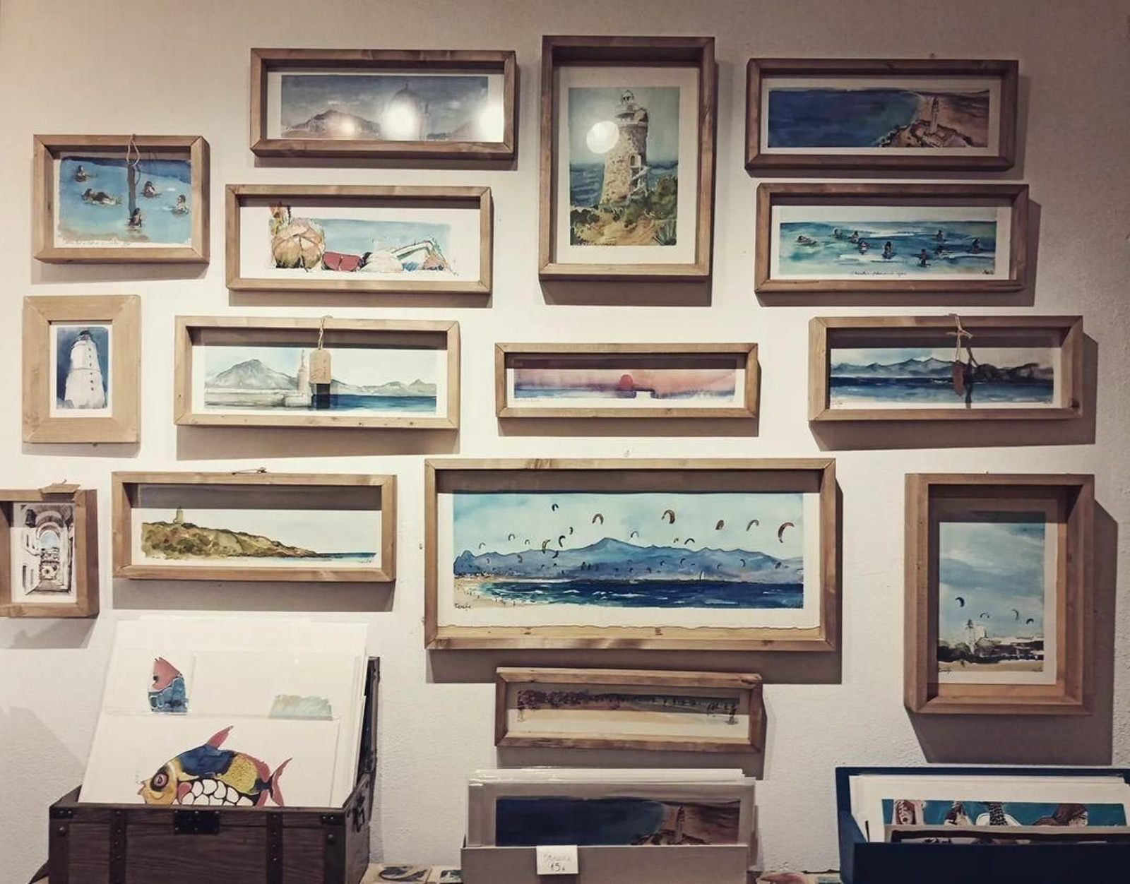 La tienda de Neila Pascual en la Plaza de Oviedo de Tarifa.