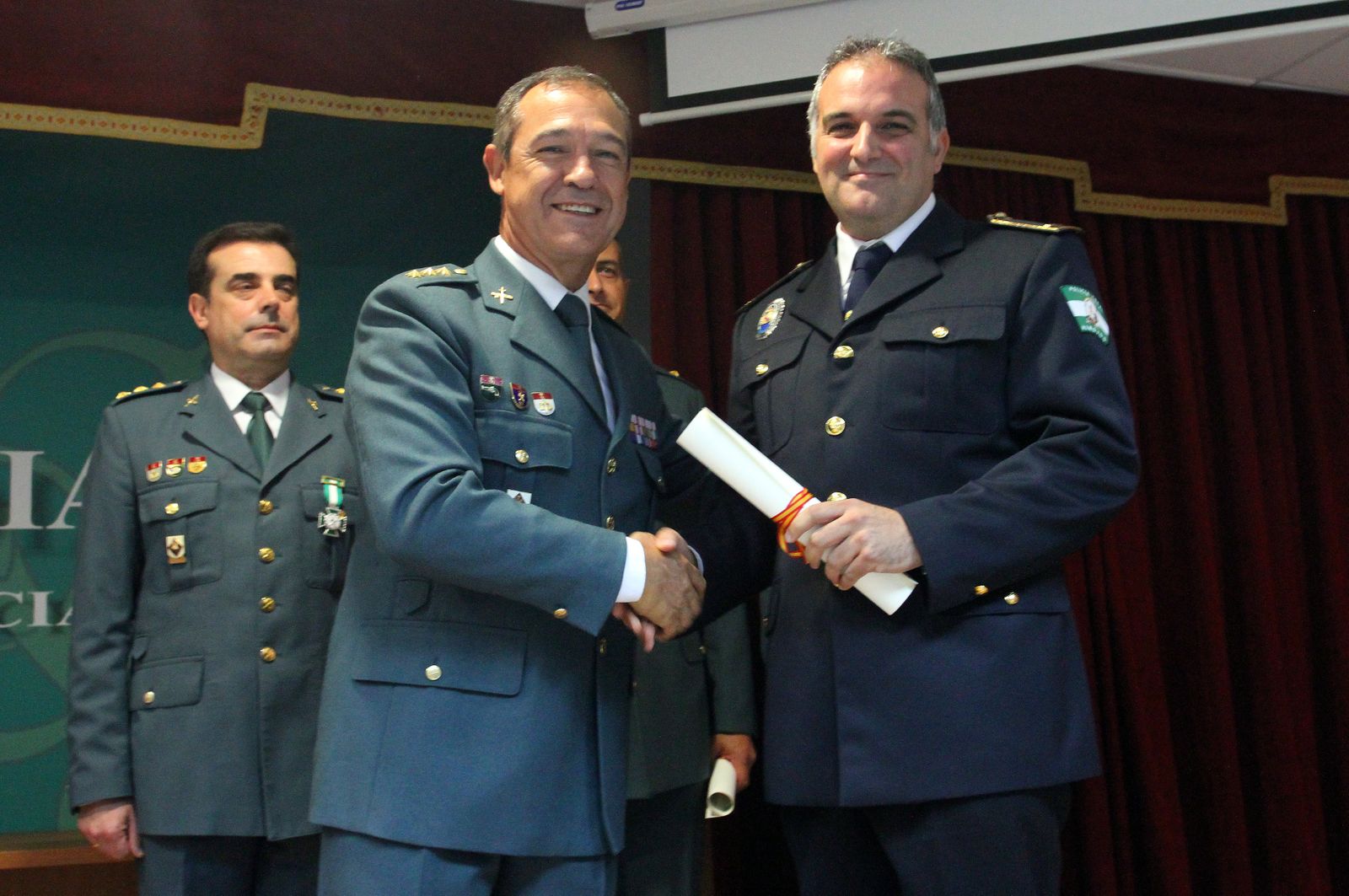 Imágenes del acto de celebración del 173 aniversario de la fundación de la Guardia Civil.