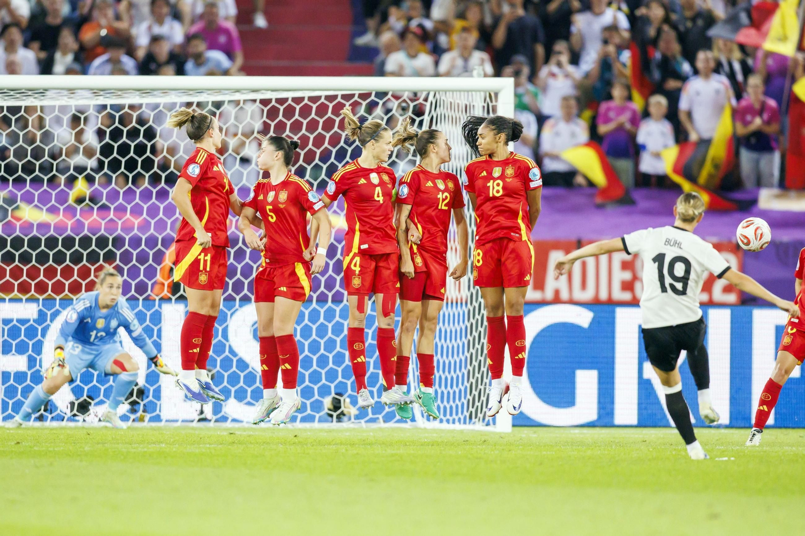 Las mejores imágenes del pase a la final de España ante Alemania en la Eurocopa femenina