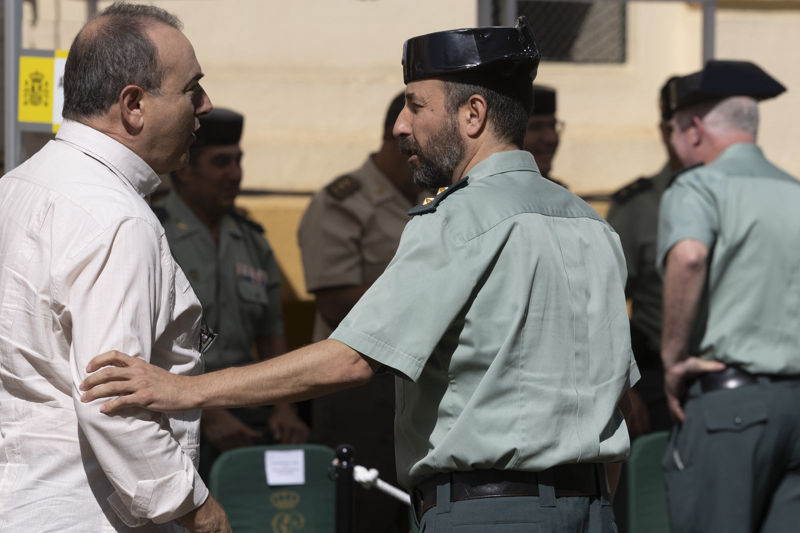 Las fotos de la despedida del  jefe de la IV Zona de la Guardia Civil, Alfonso Rodríguez Castillo