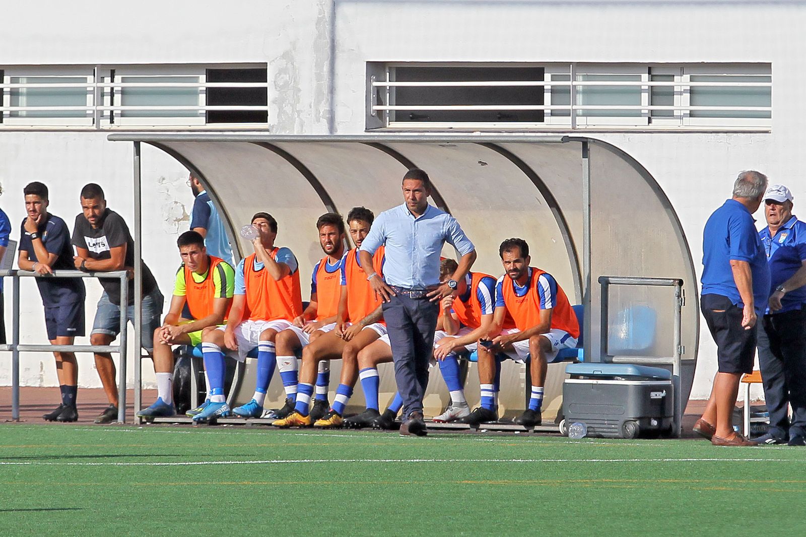 Juan Carlos Gómez, técnico del Xerez CD, confía en superar al Betis Deportivo.