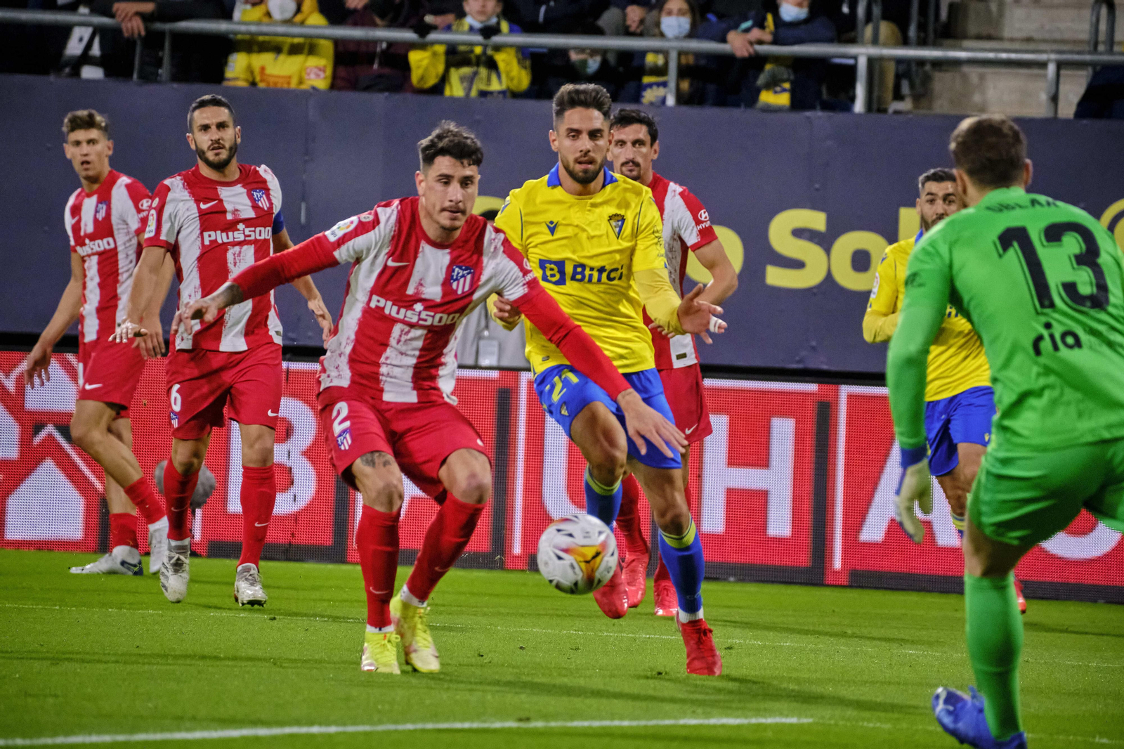 Las imágenes del Cádiz-Atlético de Madrid