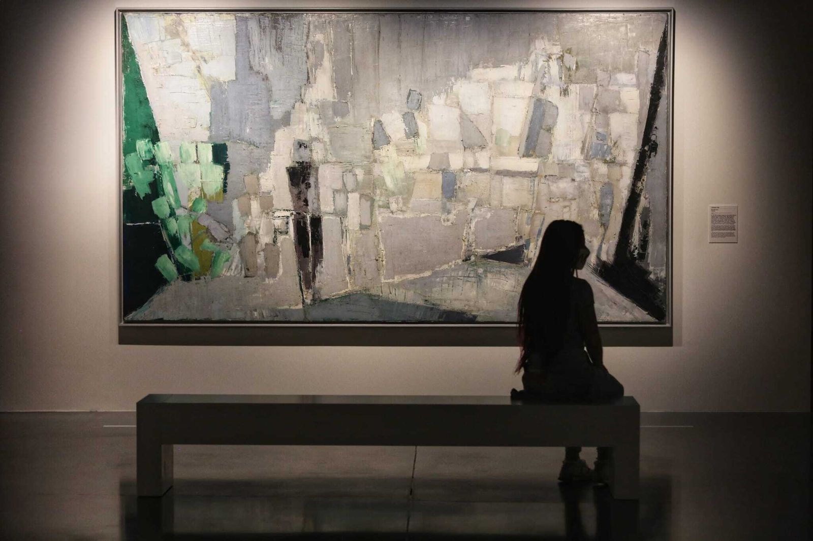 'Les Toits' (1951- 1952), de Nicolas de Staël, en la exposición del Centro Pompidou Málaga.