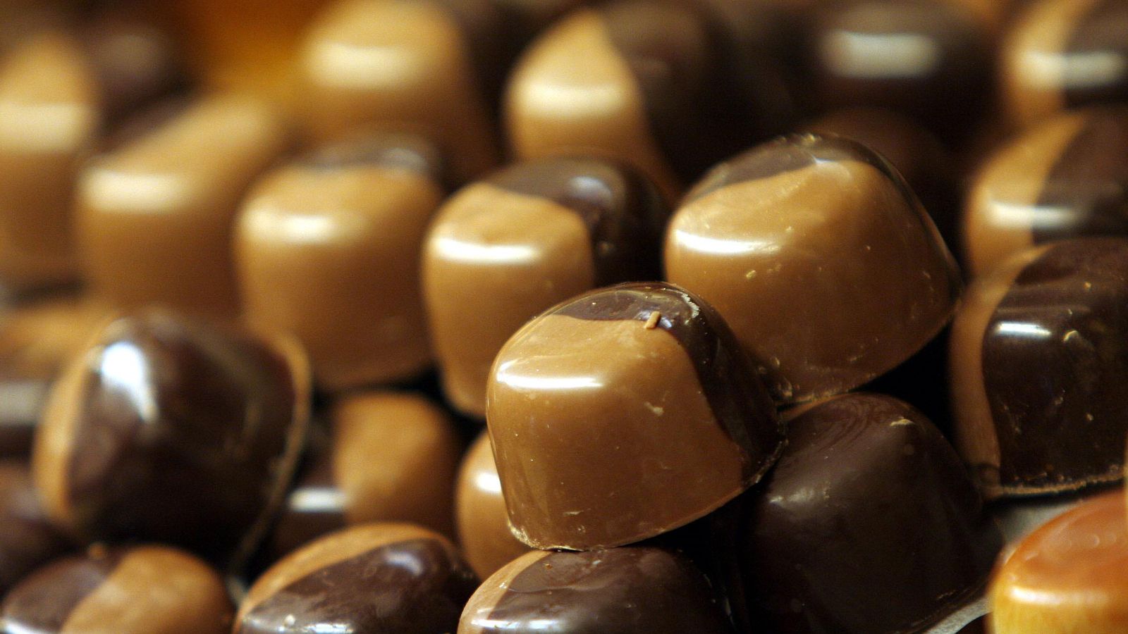 Los bombones están muy vistos.