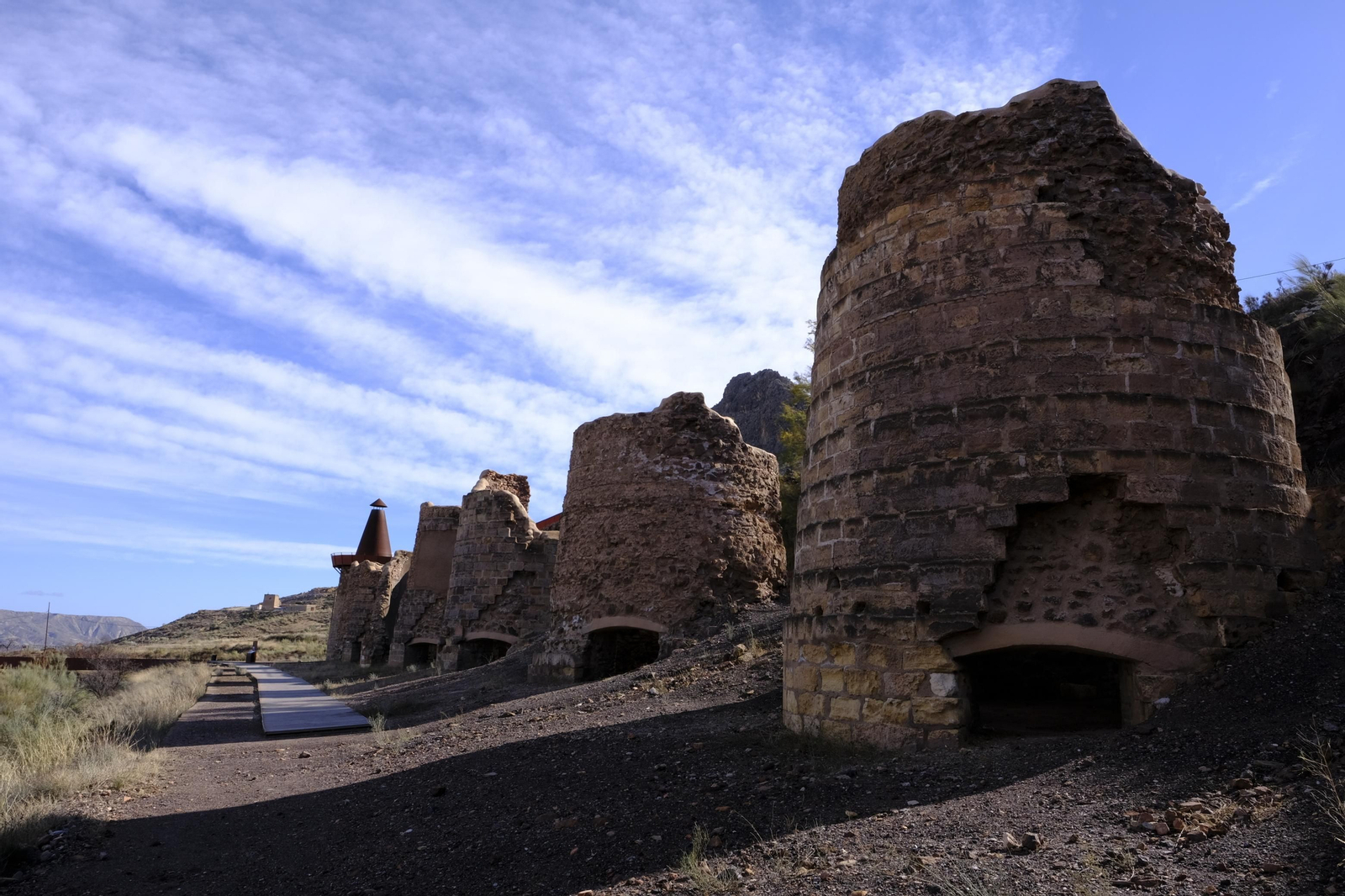Fotogalería hornos de calcinación en Lucainena de las Torres.  Almería