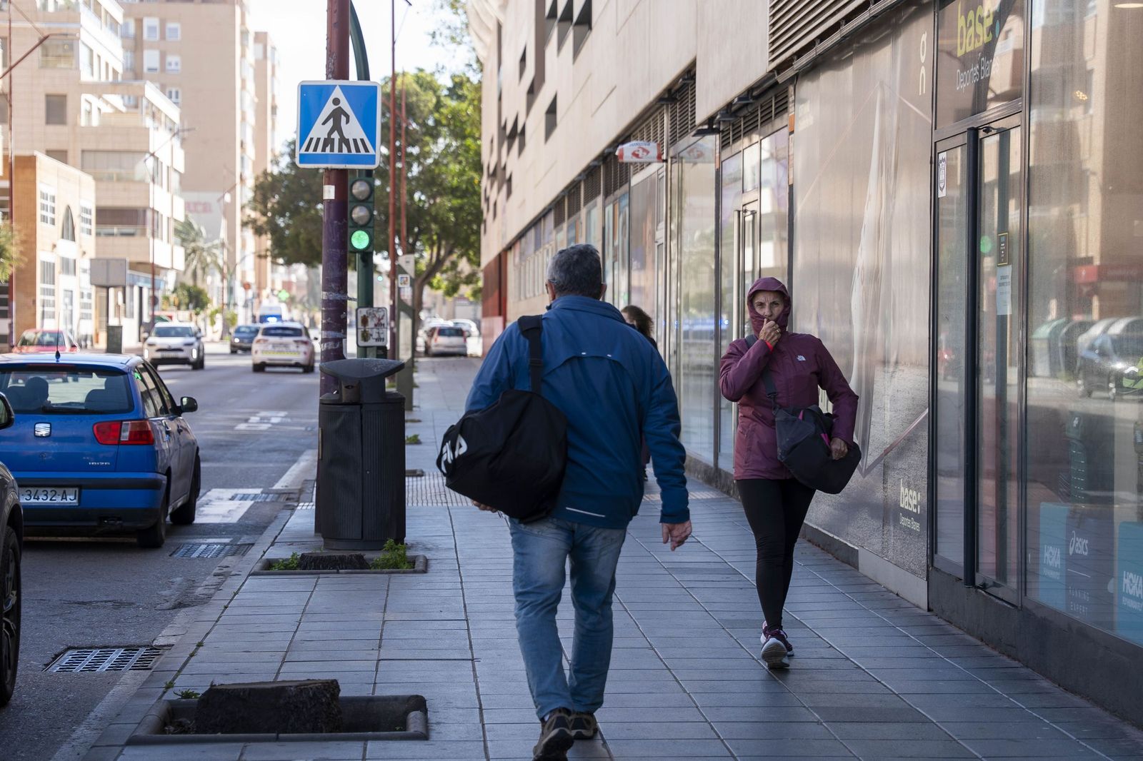 La Borrasca Leonardo se ensaña con Almería, en imágenes