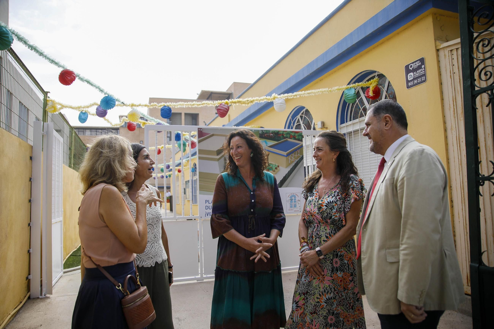 Las imágenes del regreso a las aulas de los más pequeños de Almería
