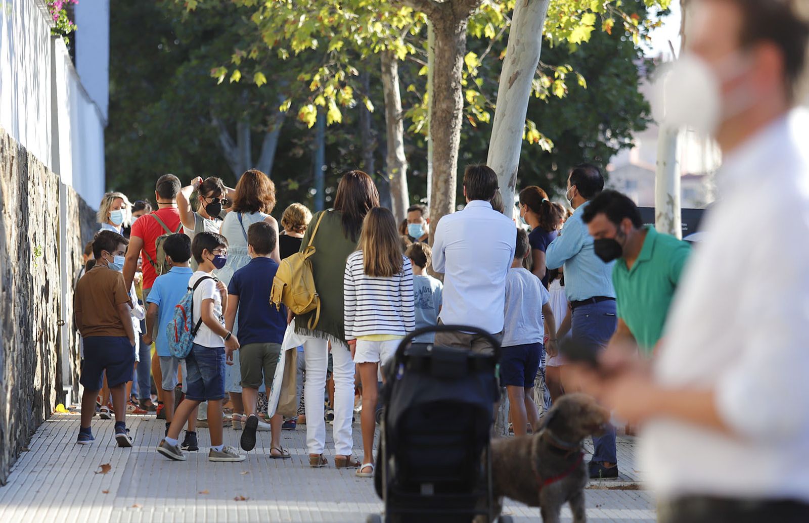 Imágenes de la vuelta al cole en las aulas de Huelva