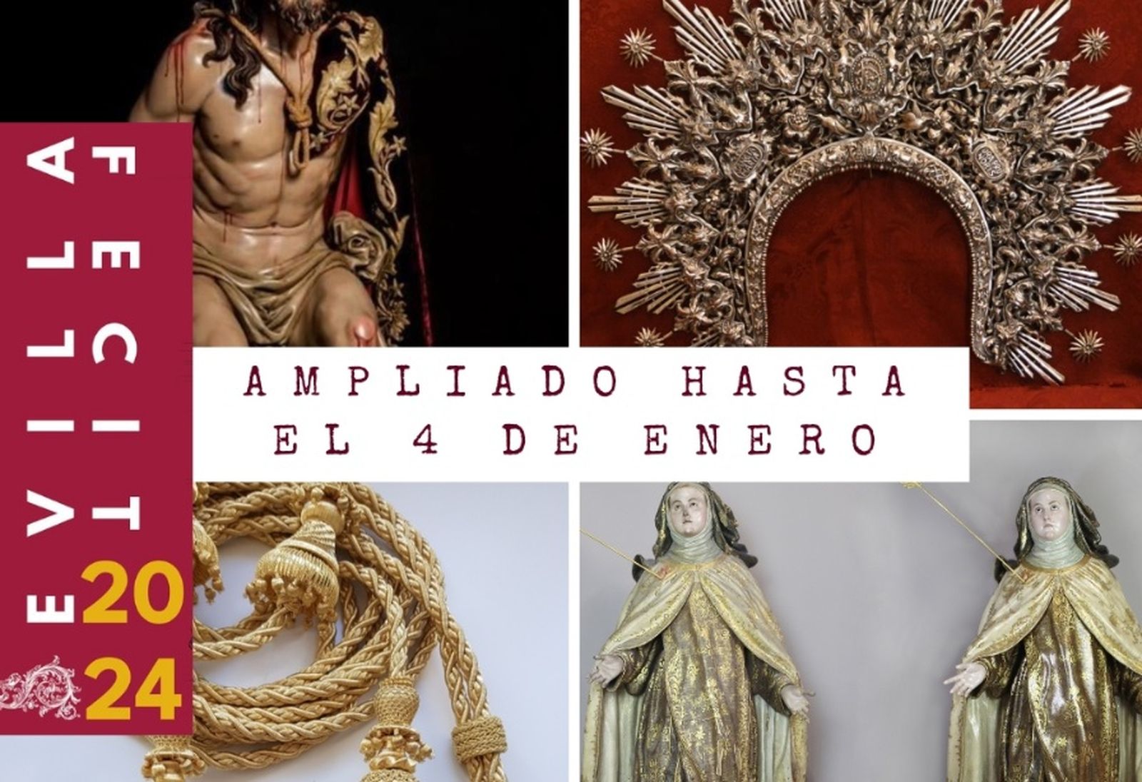 Anuncio de la ampliación de esta muestra que cuenta con más de sesenta obras