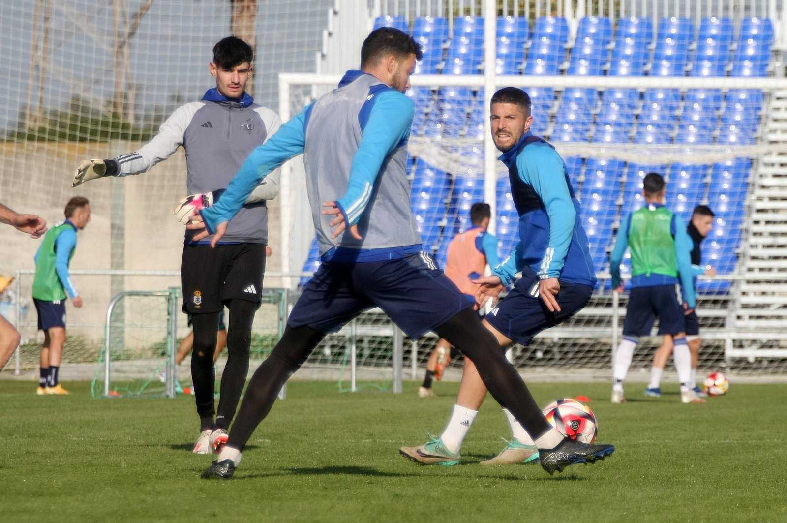 Entrenamiento del Recreativo de Huelva en imágenes