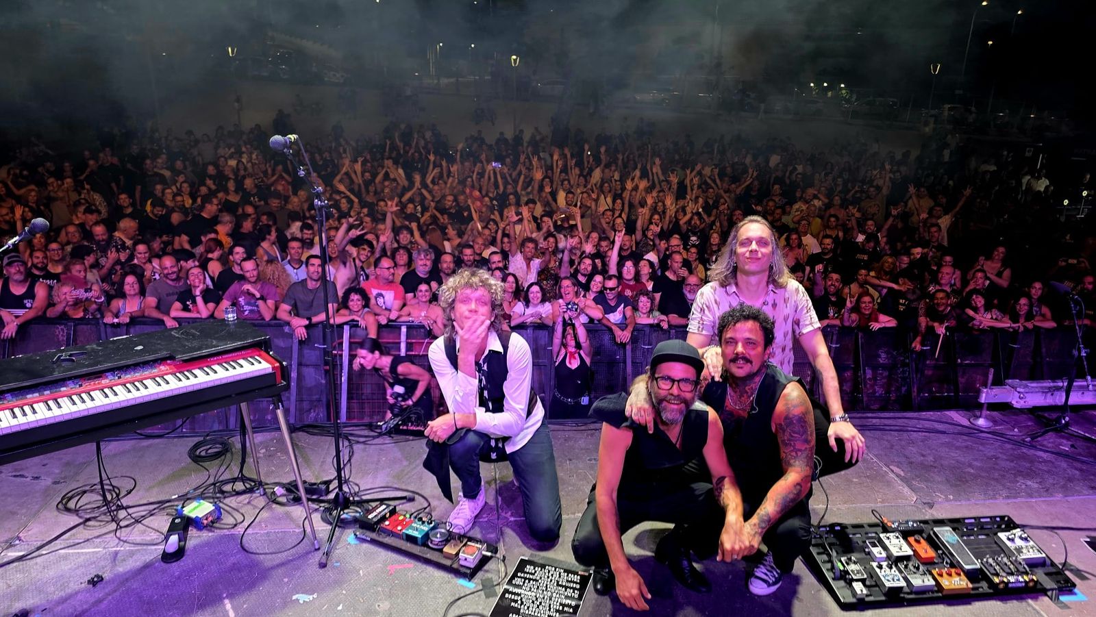 Actuación del Candil Rock.