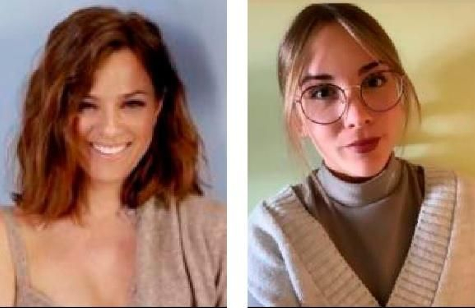 Mercedes Martín y Giovanna Izquierdo-Medina.