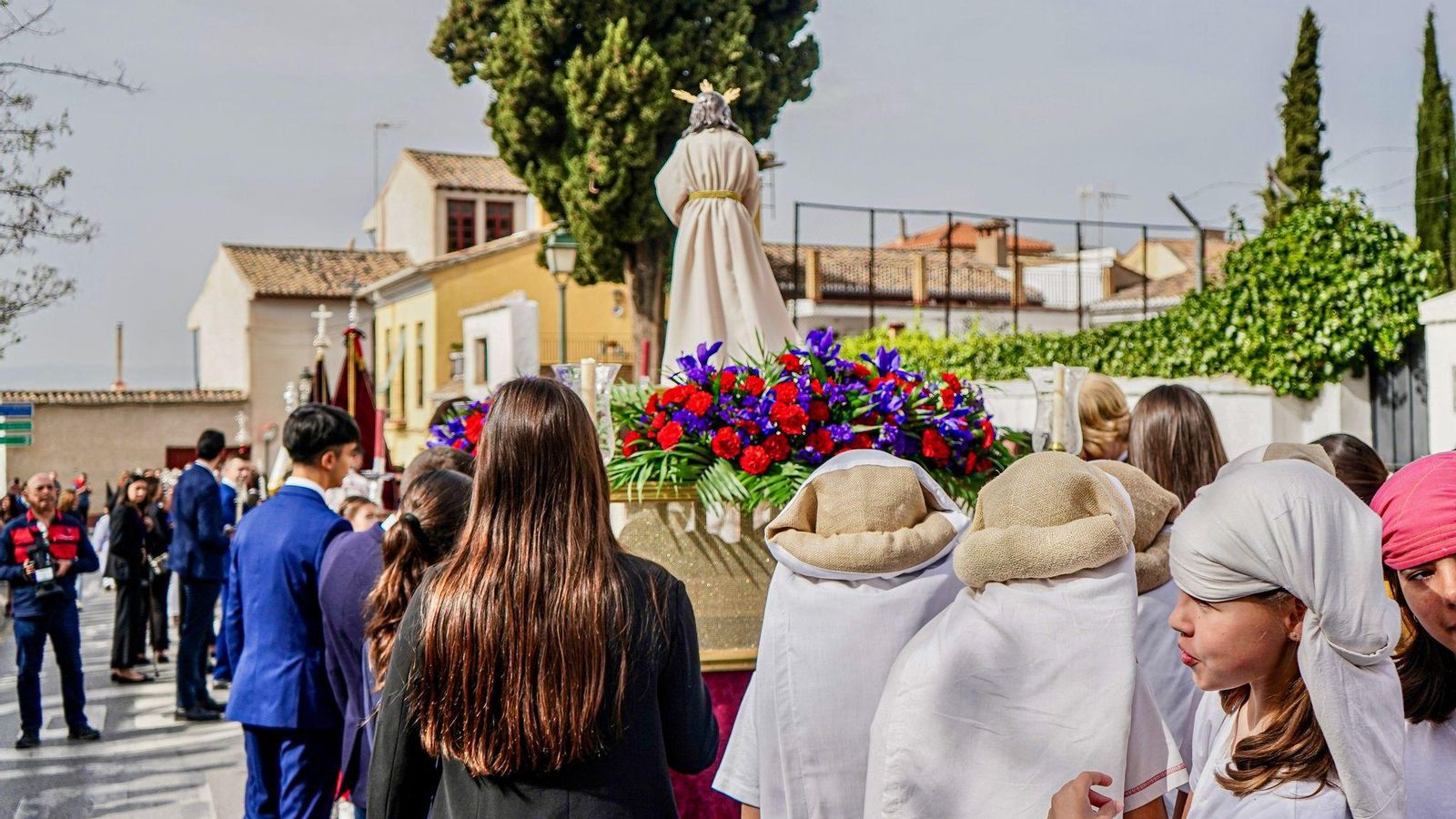 Costaleras de la Procesión Infantil del Colegio Santo Domingo, Miércoles de Pasión 2024