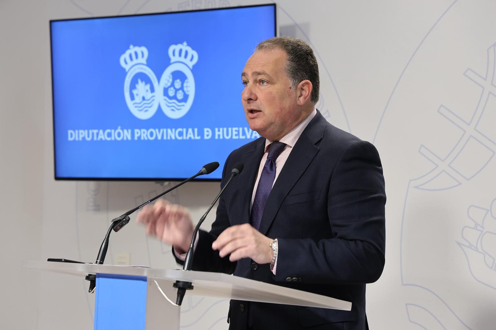 David Toscano, presidente de la Diputación de Huelva.