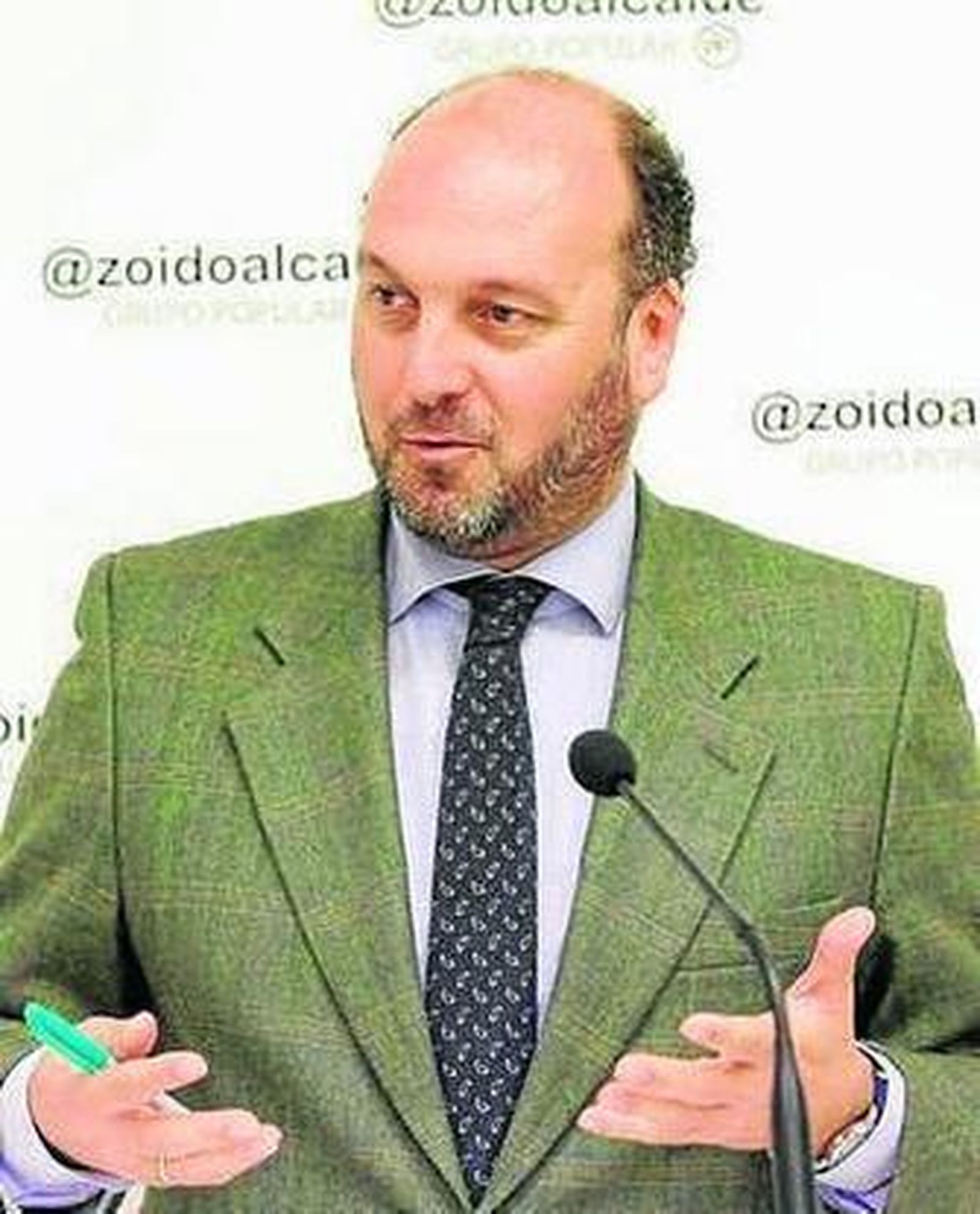 El edil del PP Curro Pérez.