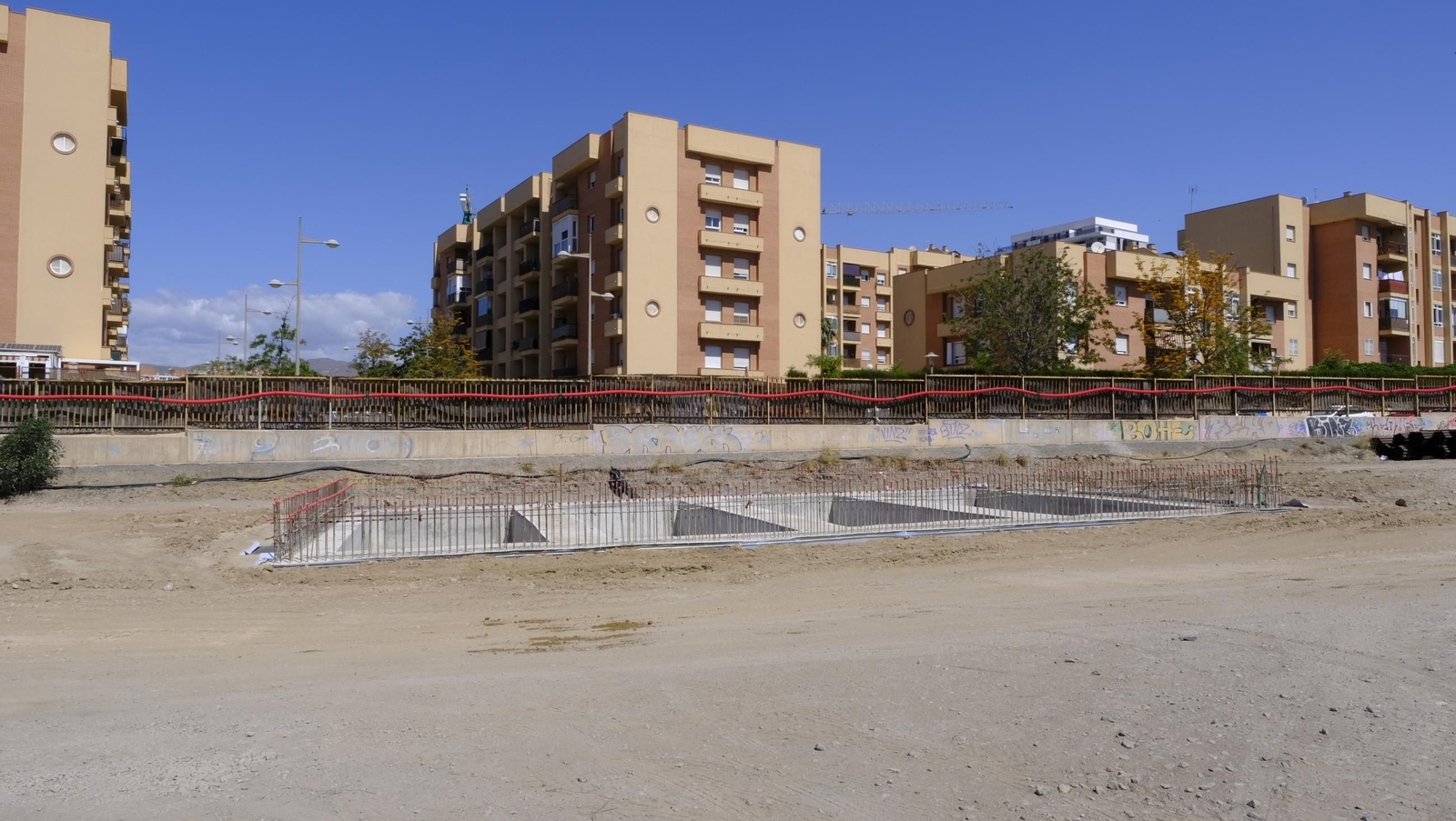 Las obras del soterramiento en Almería, en imágenes