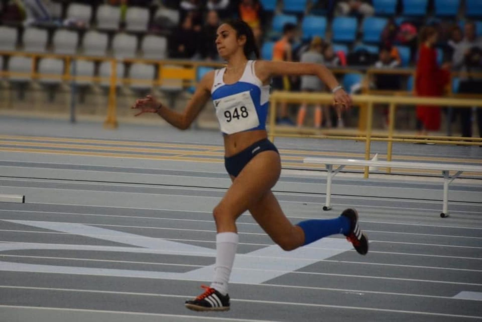 Marta Moreno, cuarta en salto de altura en el Nacional sub-18.