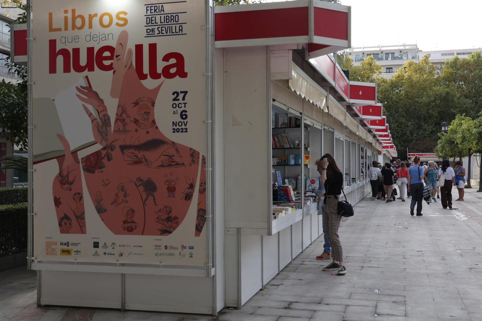 Imagen de la Feria del Libro de Sevilla del pasado 2022.