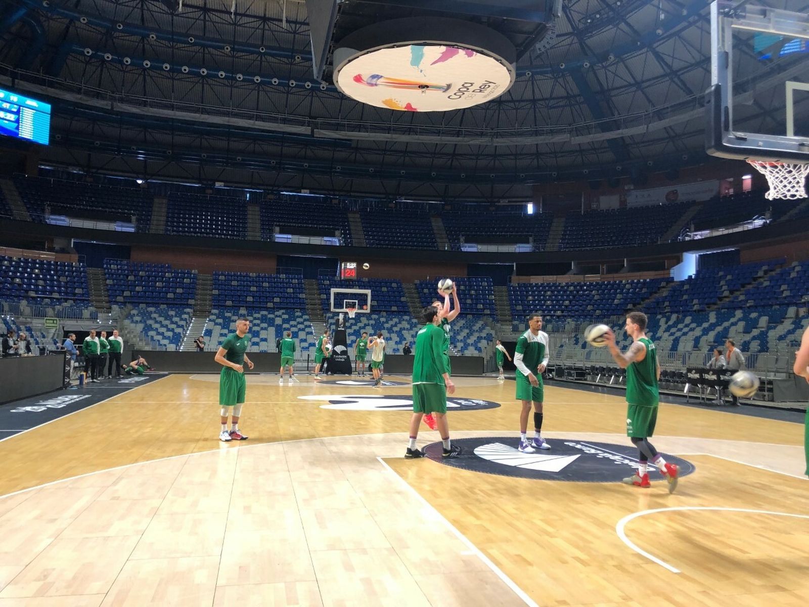 Las fotos de cómo está el Carpena para la Copa del Rey