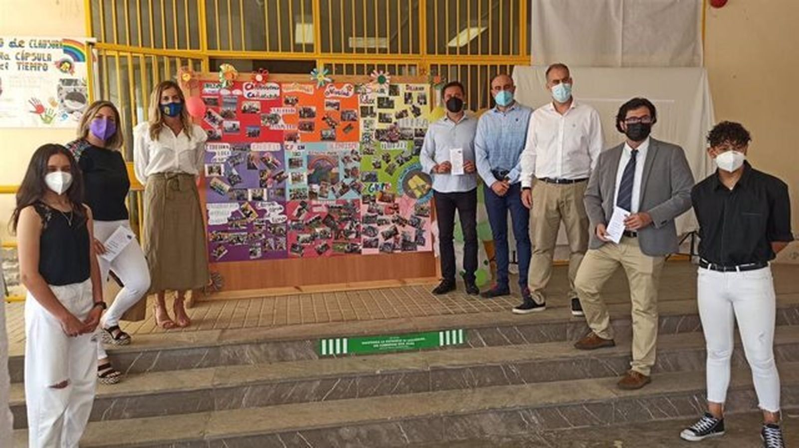 El colegio Nuestra Señora del Rosario de Domingo Pérez despide el curso con dos "cápsulas del tiempo"