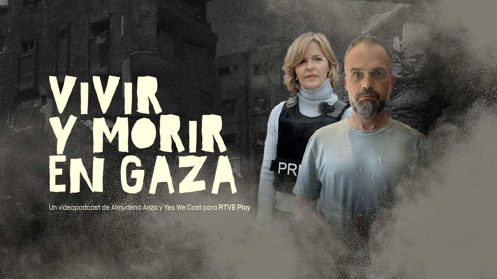 Almudena Ariza y Raúl Incertis, en la portada del videopodcast.