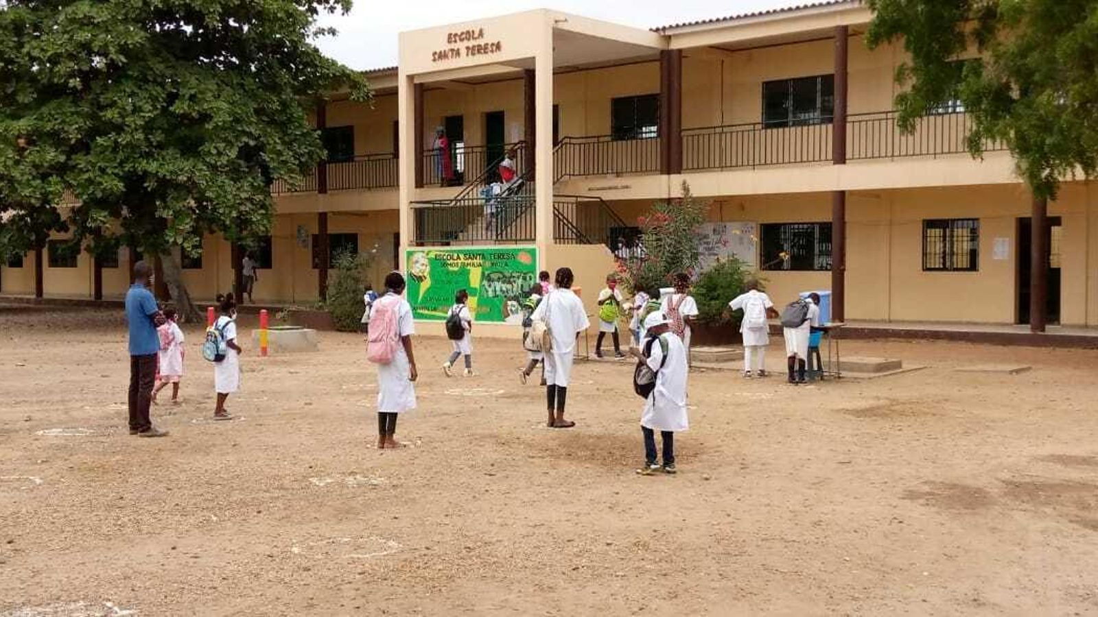 El Colegio Santa Teresa, en el barrio de Palanca.