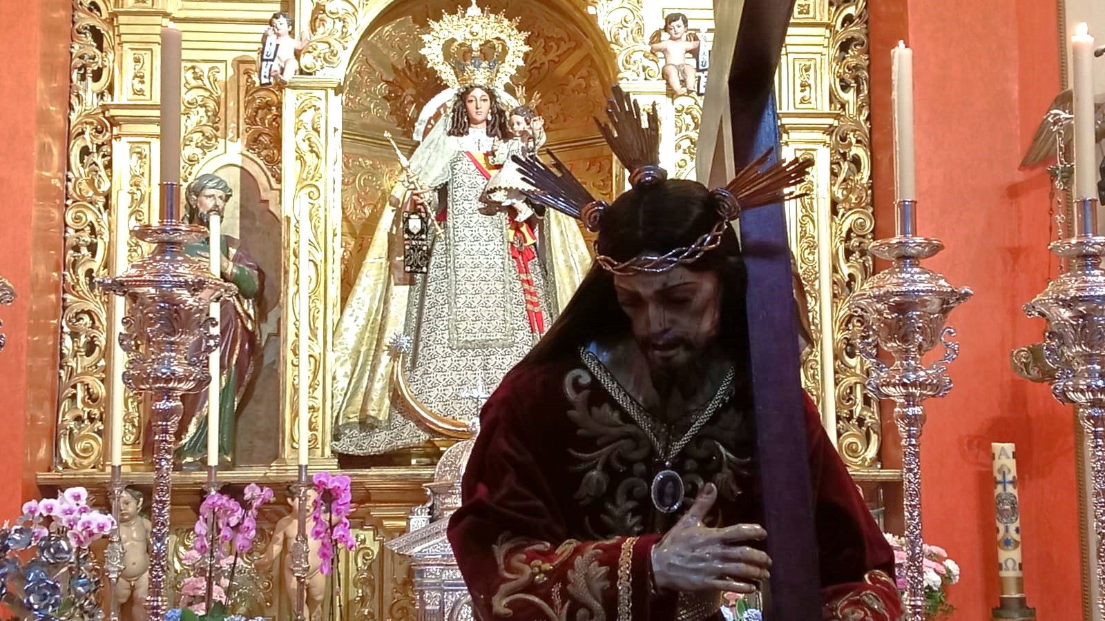 El Nazareno del Carmen, en besamanos extraordinario, en San Fernando