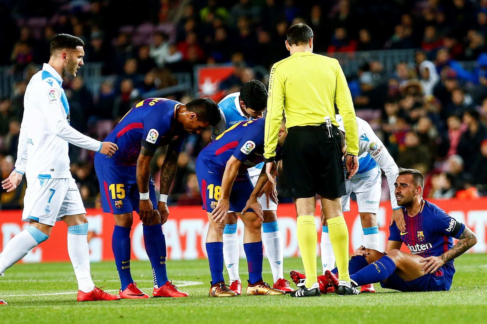 El Barcelona-Deportivo de La Coruña, en imágenes