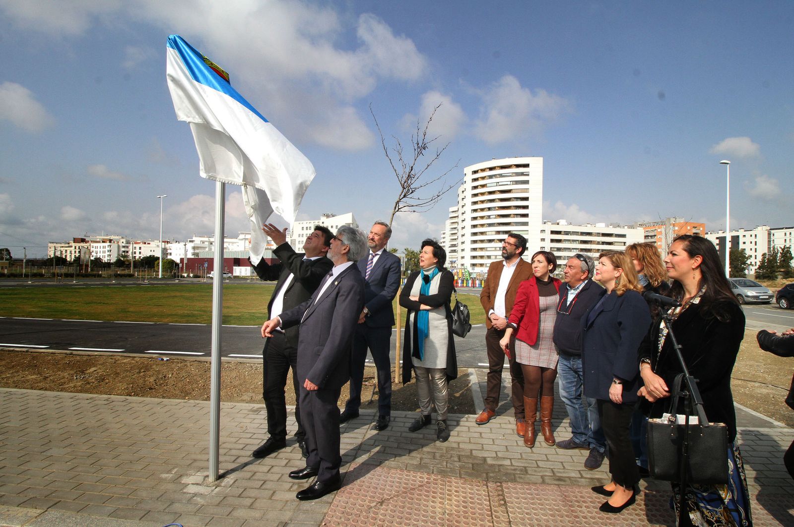 Inauguración de la Calle Doctor Cristóbal Gangoso, en imágenes