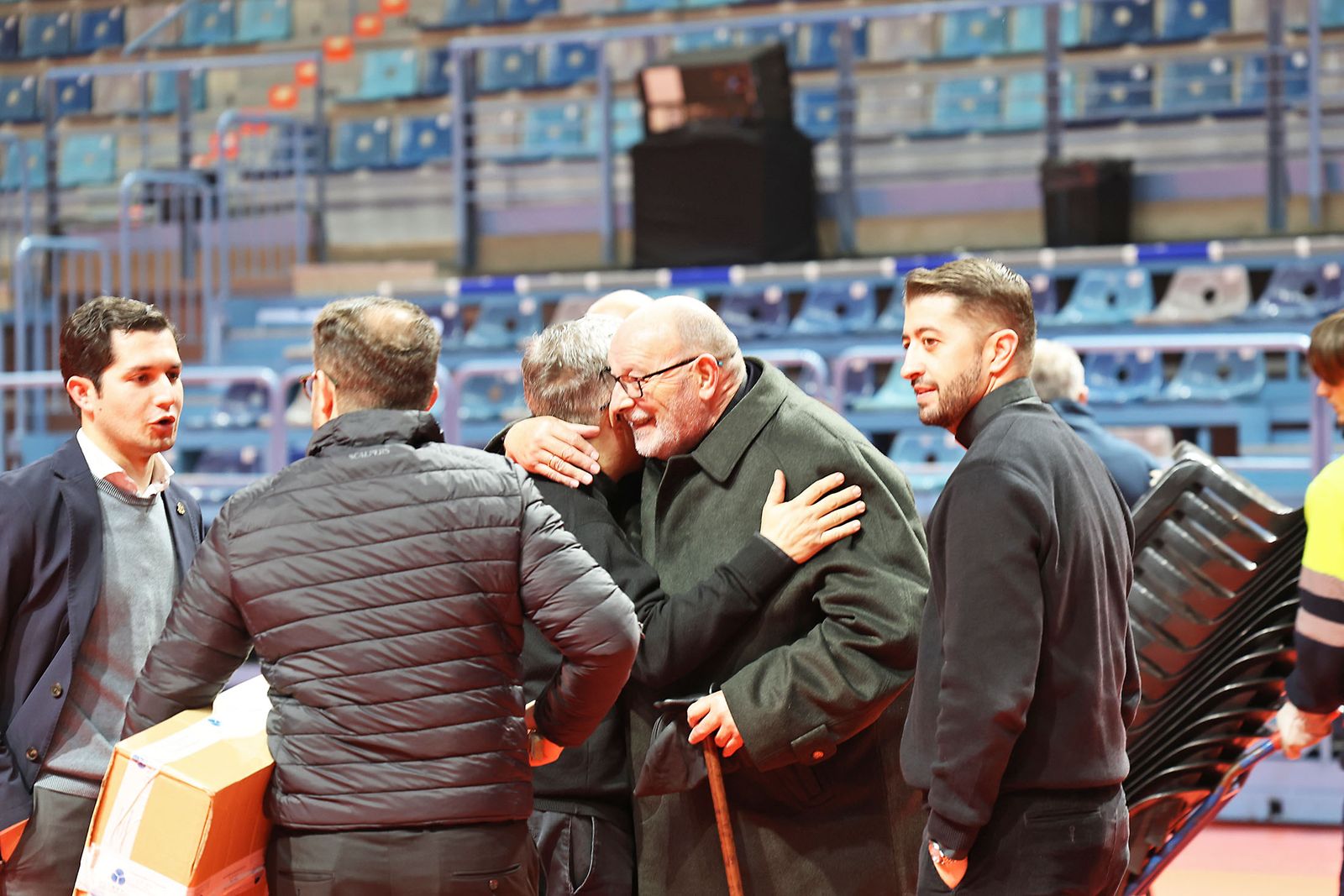 Últimos preparativos para la Misa funeral por las víctimas de Adamuz