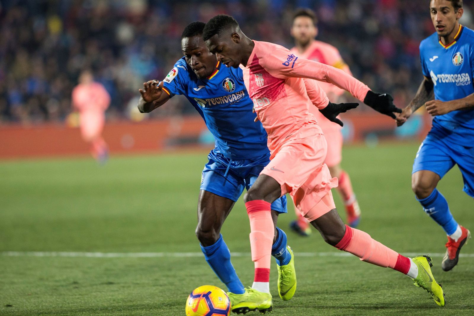 El Getafe-Barcelona, en imágenes