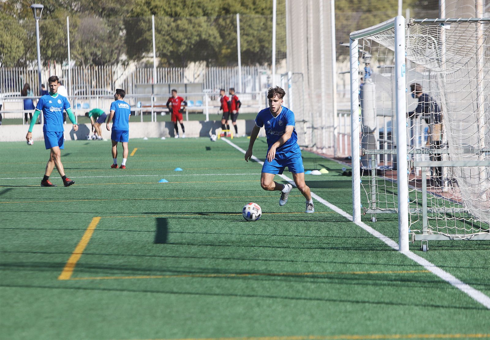 Entrenamiento del Xerez DFC en La Granja