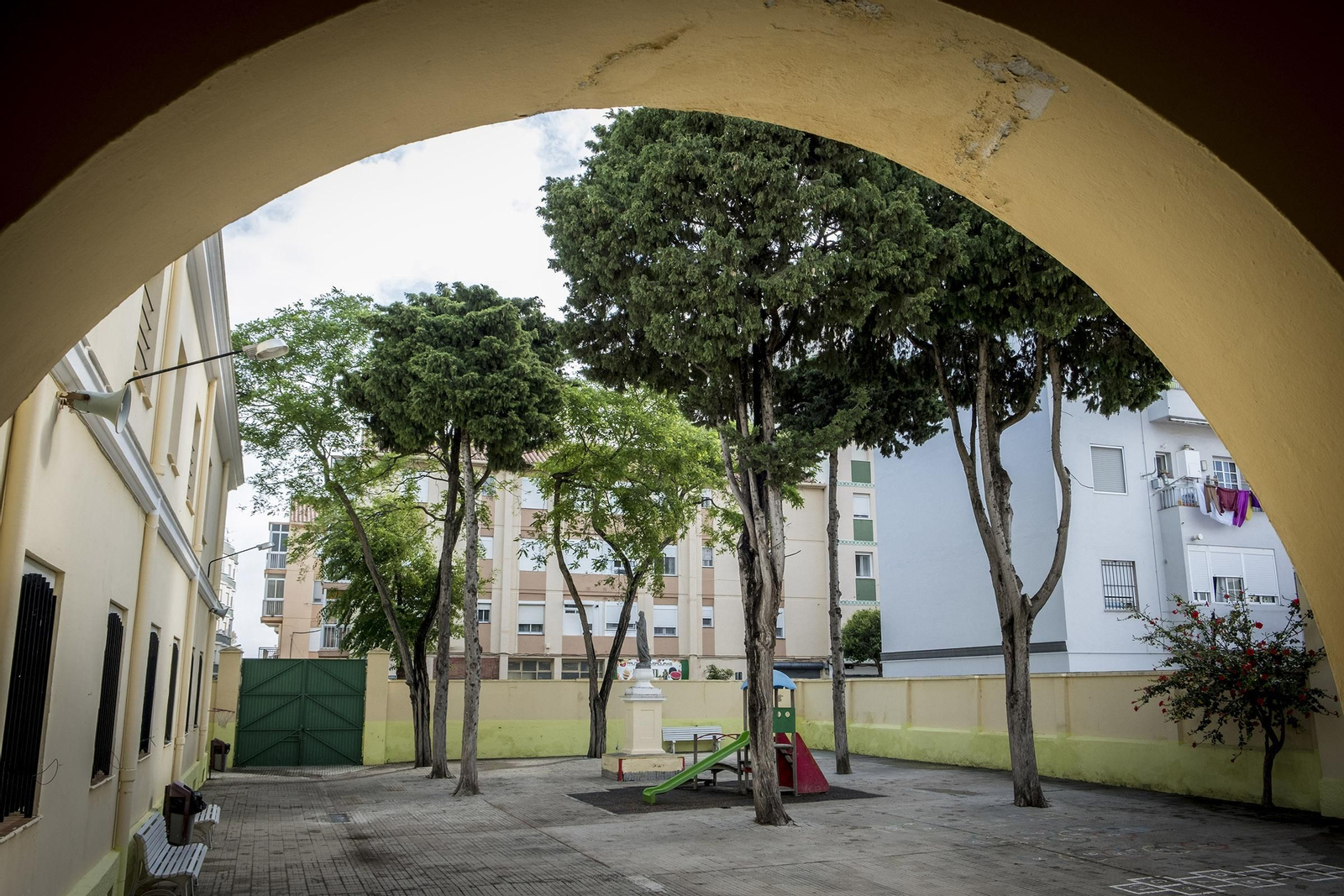 Patio de Educación Infantil del centro.