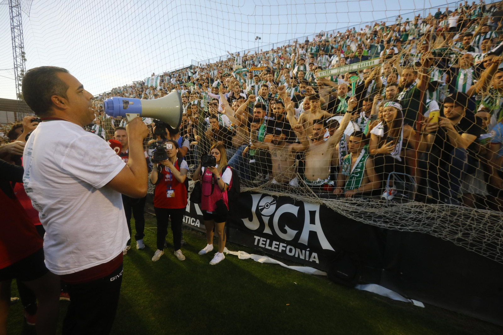 Las imágenes de la fiesta del ascenso del Córdoba CF en Mérida