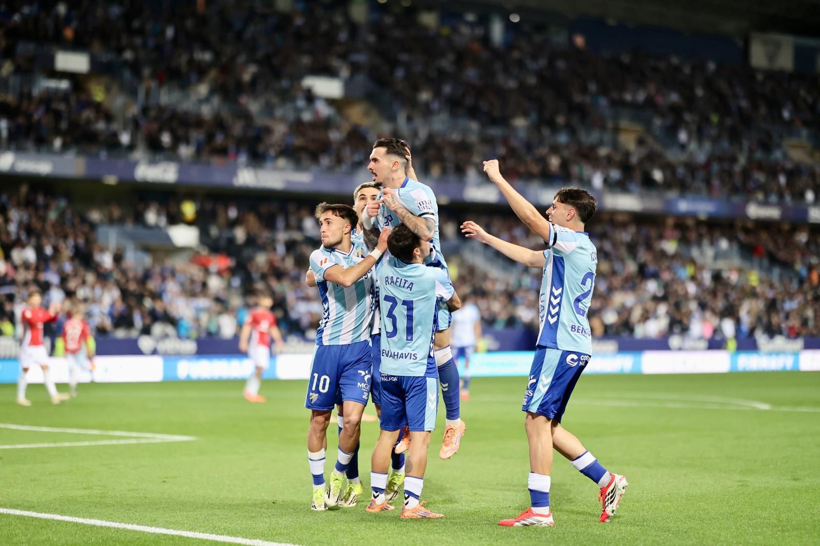 El Málaga CF-Albacete, en fotos