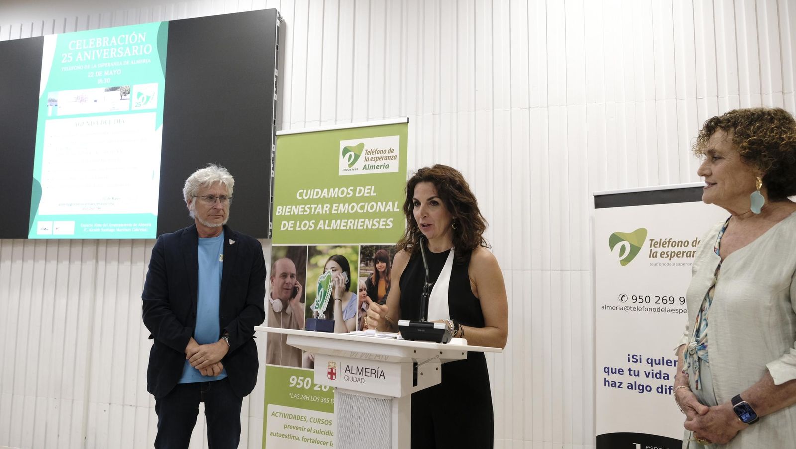 25 aniversario del Teléfono de la Esperanza en Almería, en imágenes