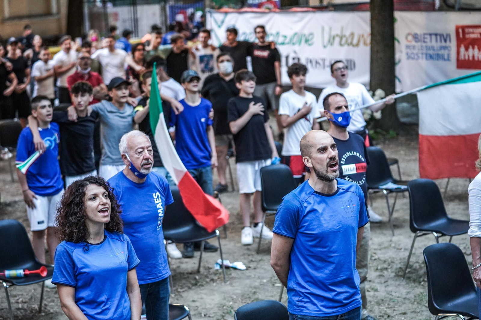 Las imágenes de la semifinal Italia-España de Eurocopa