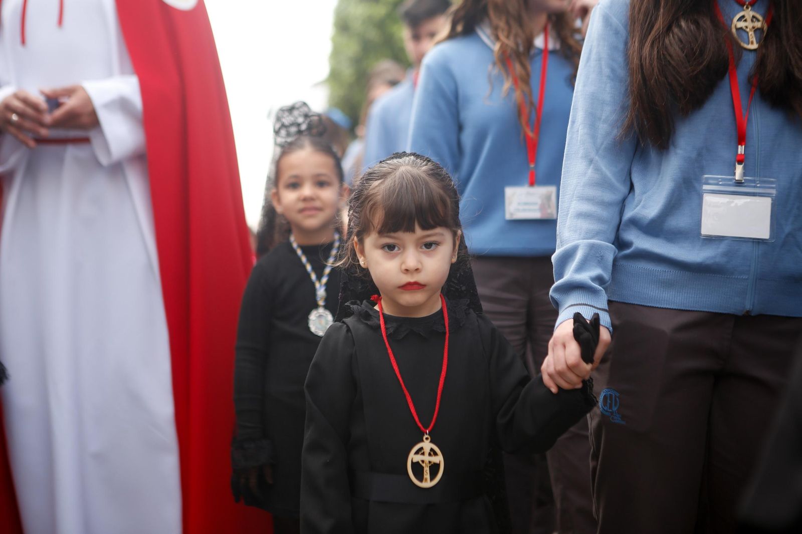 Fotos de la procesión infantil del colegio Nuestra Señora de los Milagros de Algeciras