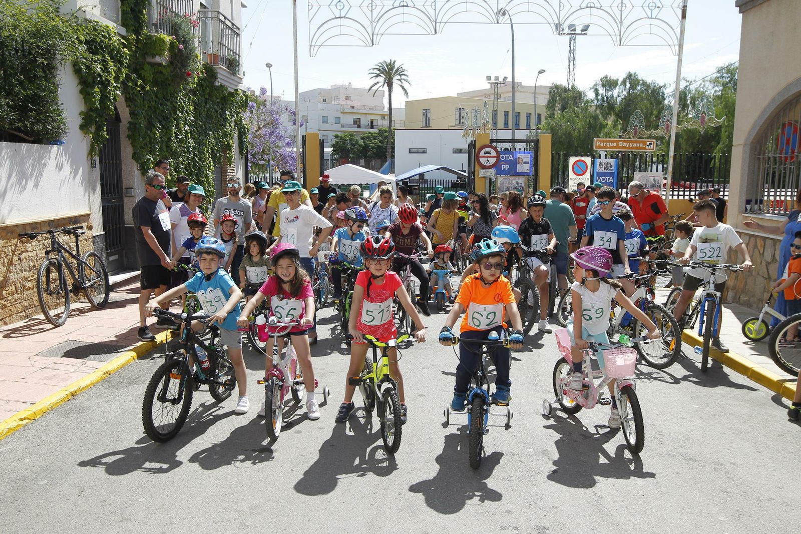Más de 700 participantes en el Día de la Bicicleta.