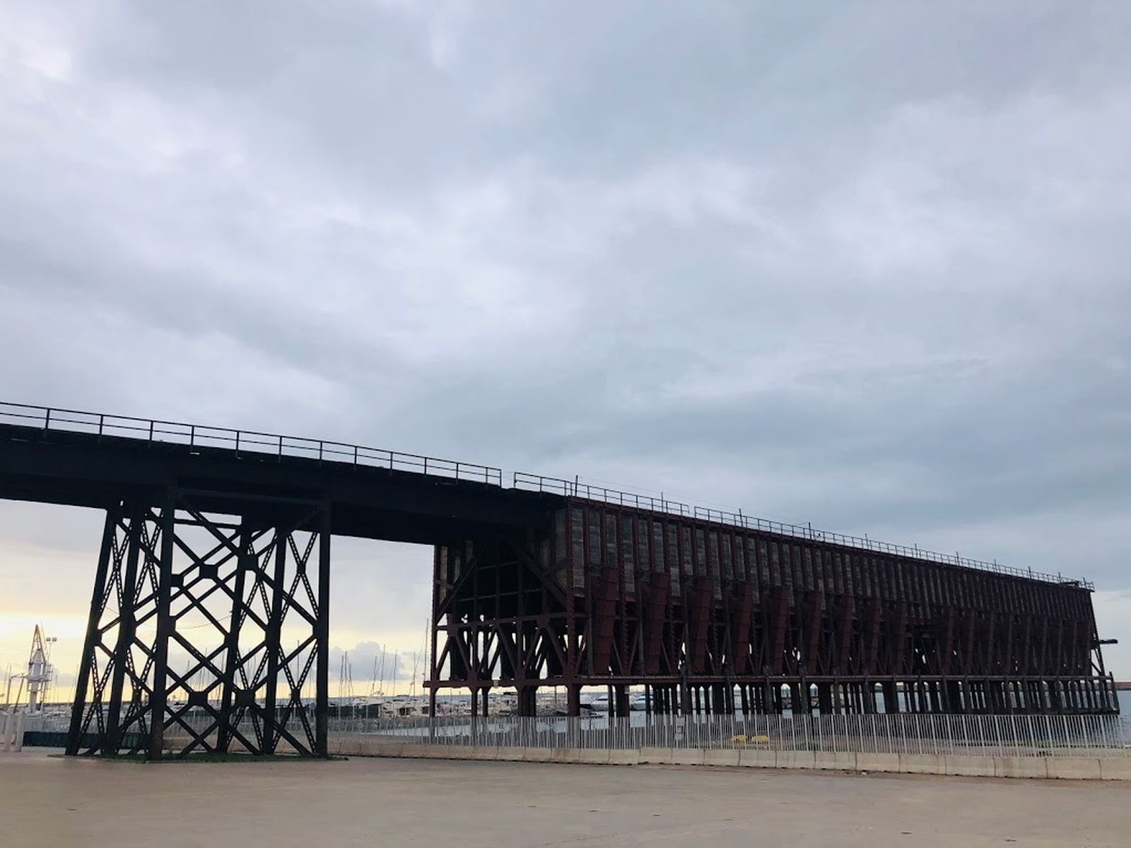 Panorámica del estado actual de El Cable Inglés