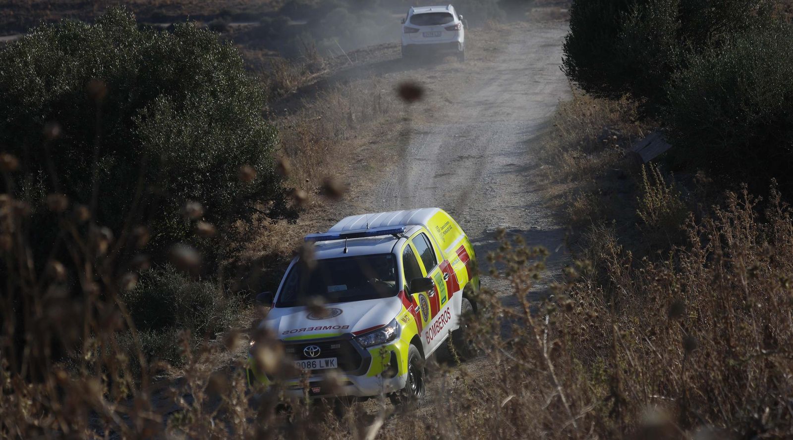Las fotos del incendio forestal entre las Pantallas y Marchenilla, en Algeciras