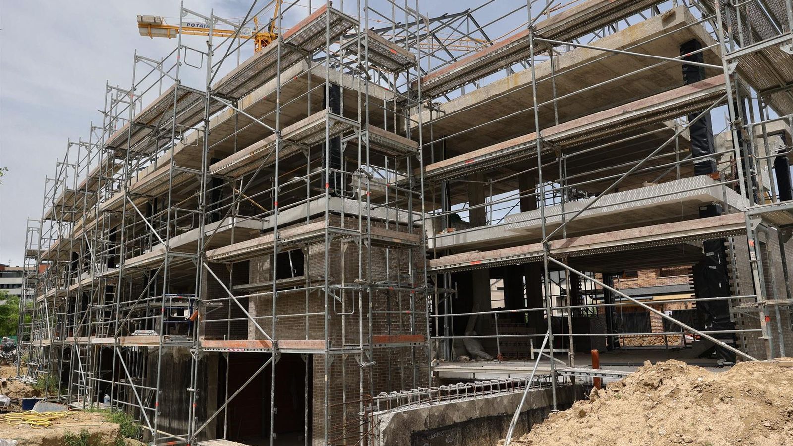 Viviendas en construcción.